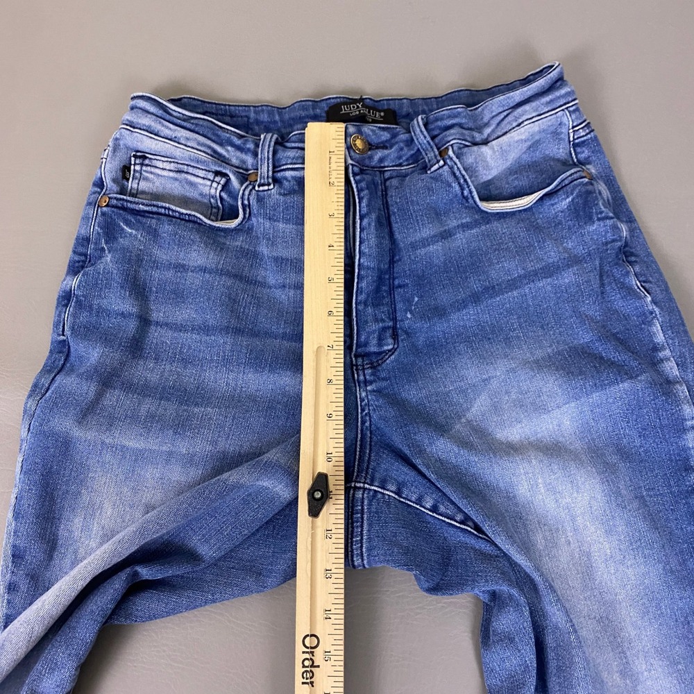 Judy Blue Jeans Women's Plus Size 16W Womens High Rise Skinny Medium Wash Blue * - Picture 6 of 15